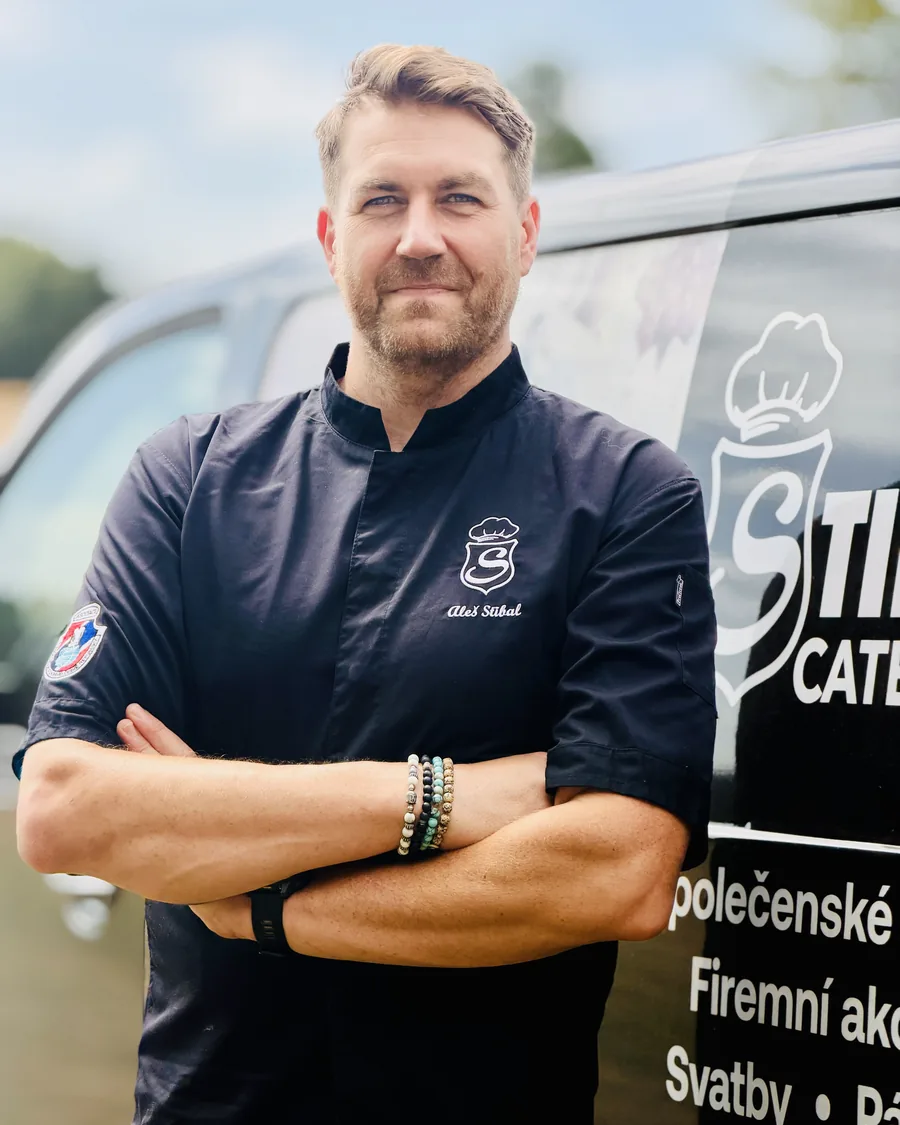 Aleš Stibal, Executive Chef Cateringu Stibal, před firemní dodávkou